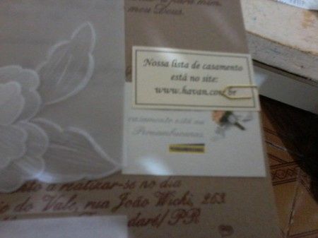 tag lista de presentes
