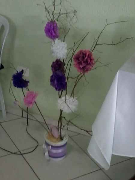 Flores de decoração
