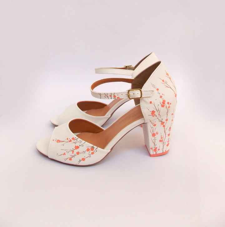 Indicação de loja de sapatos brancos para noivas - 1