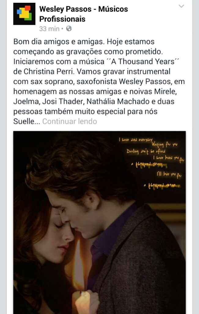 A música do meu casamento! *-* - 1