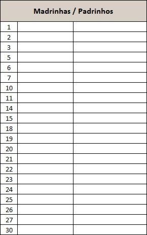 Facilitando a lista de convidados! 3