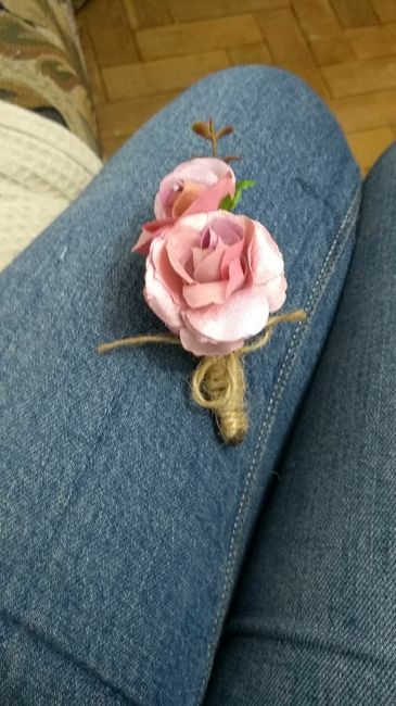 Corsages prontos e caixinhas dos padrinhos! 4