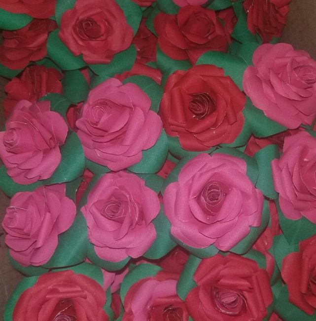 Flores de papel em um casamento ? 20