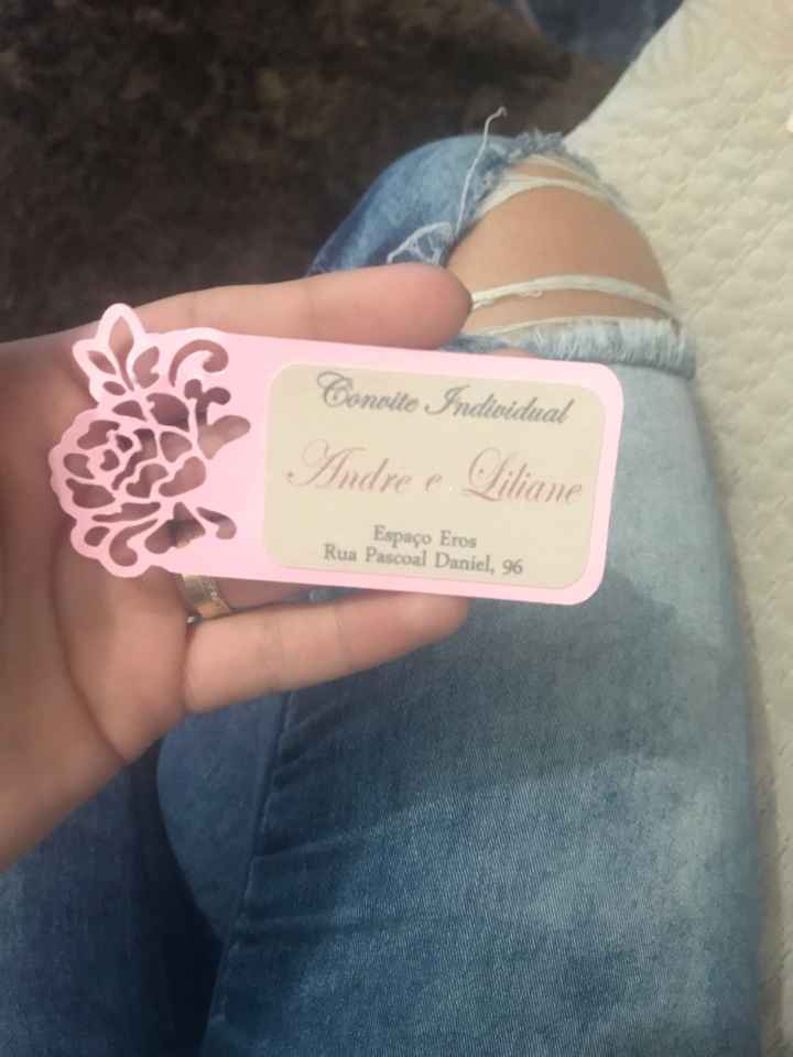 Meus convites chegaram 🥰🥰 - 1