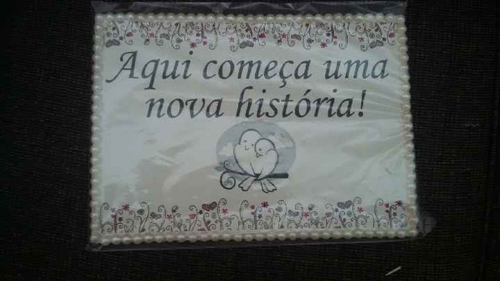 Placas da cerimônia diy - 2