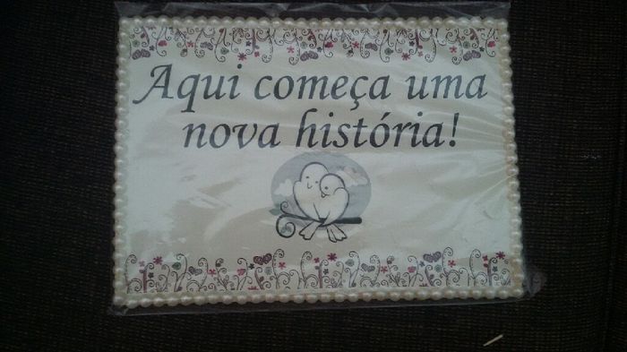 Placas da cerimônia diy - 2