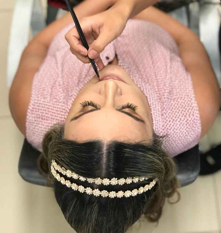 Adorei minha make