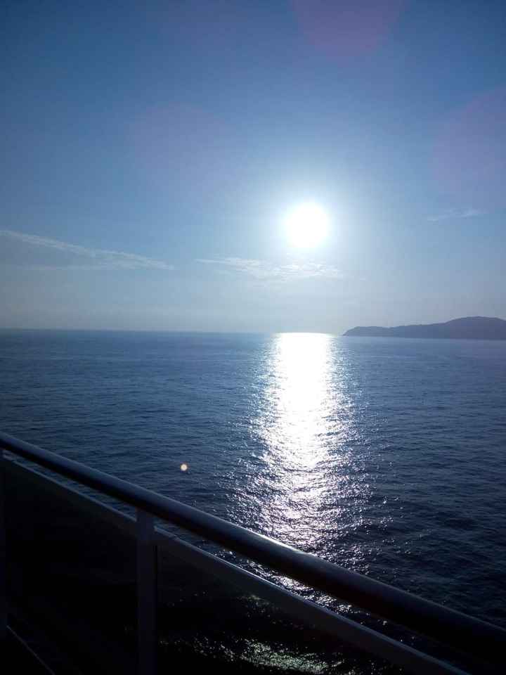 Outro por do sol no navio