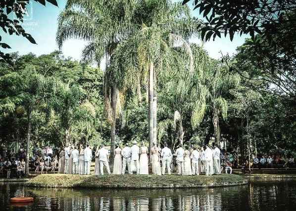 Cerimonia na ilha