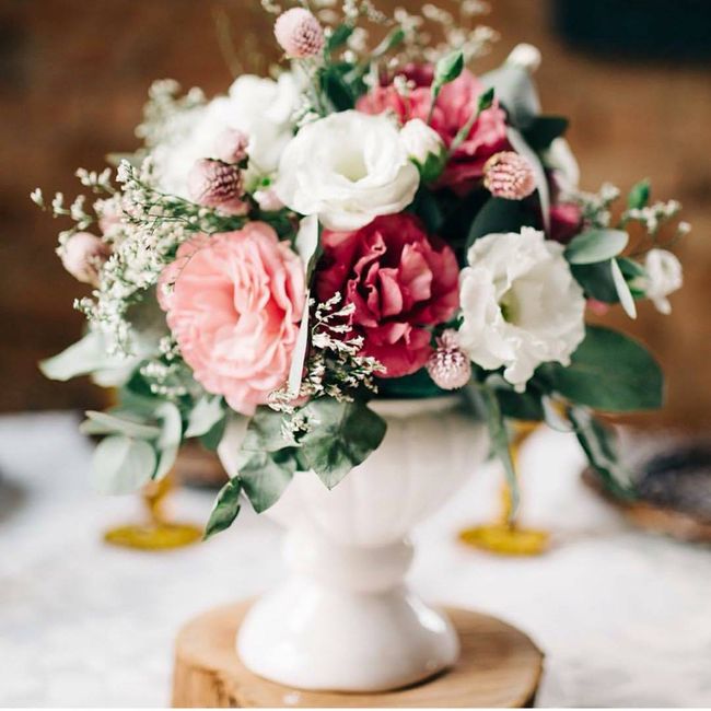 Decoração flores e cores