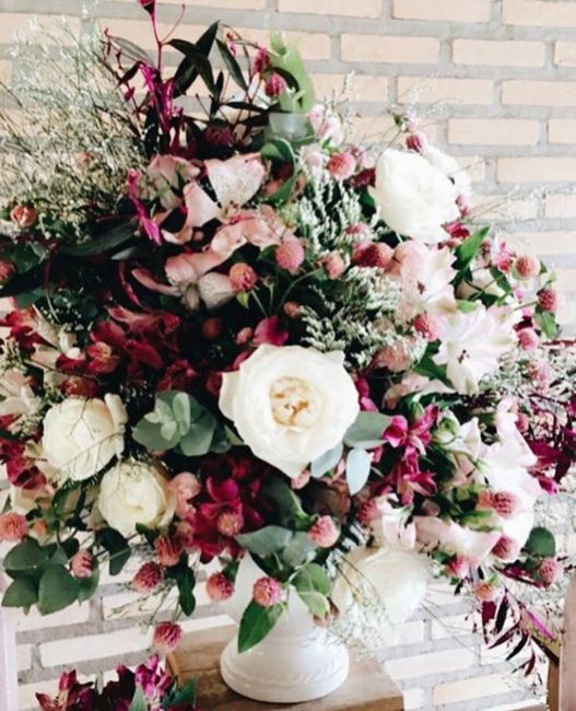 Decoração flores e cores