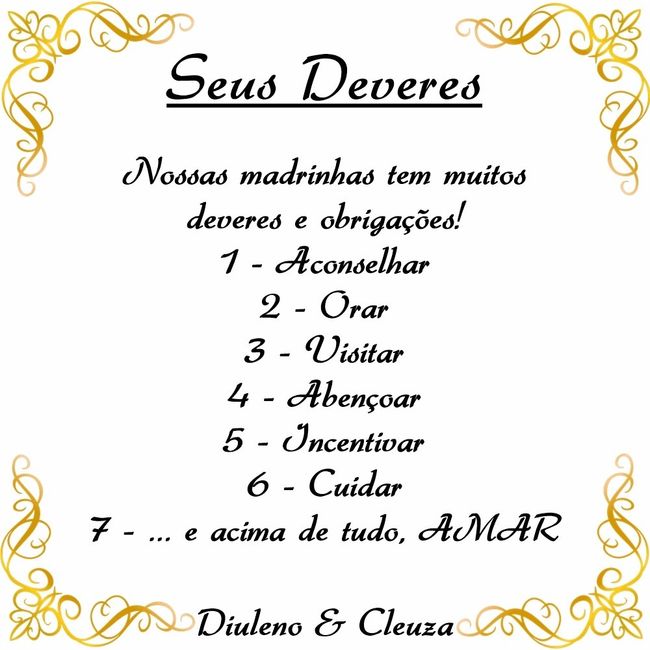 Manual madrinha