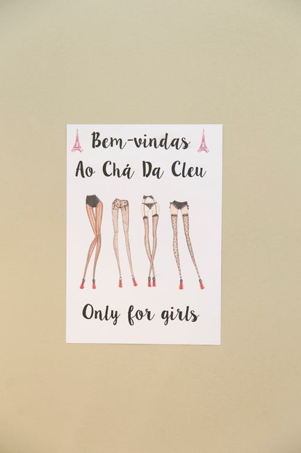 Chá de lingerie da Cleu