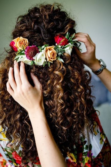 Noiva de cabelo cacheado 5