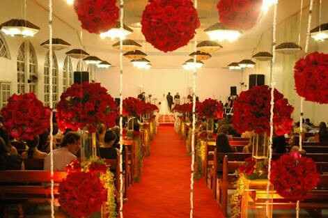 6° inspiração/ decoração pra igreja - 4
