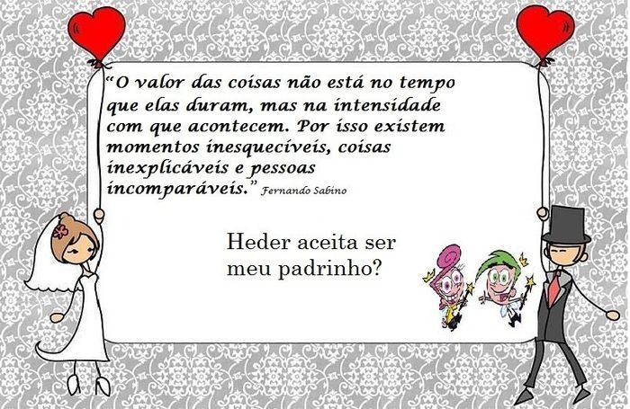 Convite dos padrinhos