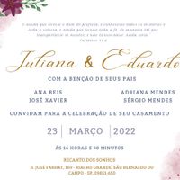 Convite impresso - 1
