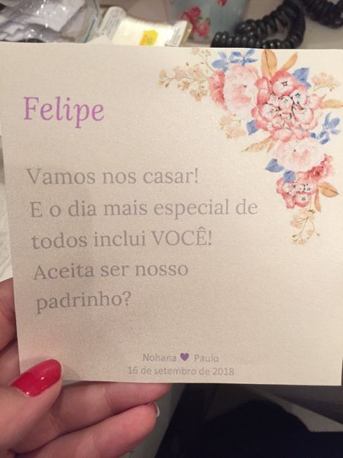  Meu convite de padrinhos! #vemver - 6