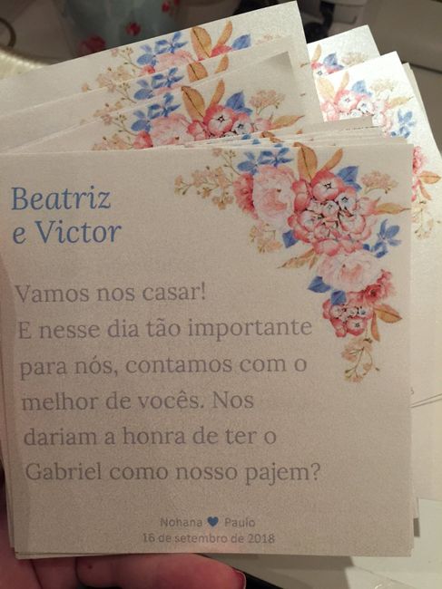  Meu convite de padrinhos! #vemver - 7