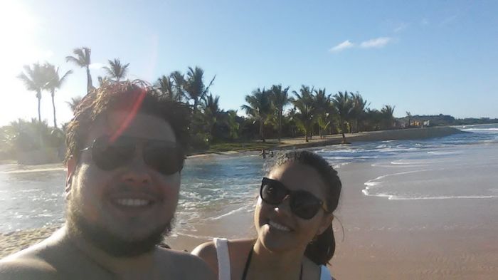 Ferias juntos, primeira viagem só nós doi rs