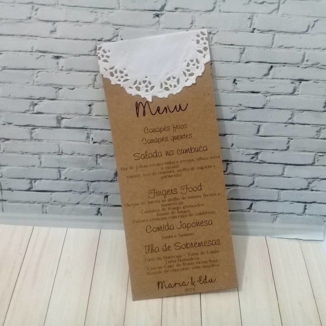 Cardápio/ Menu dyi 1