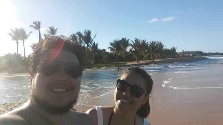 Ferias juntos, primeira viagem só nós doi rs