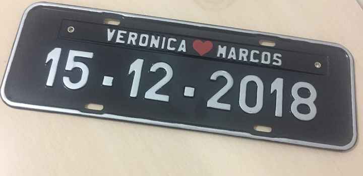 Placa carro