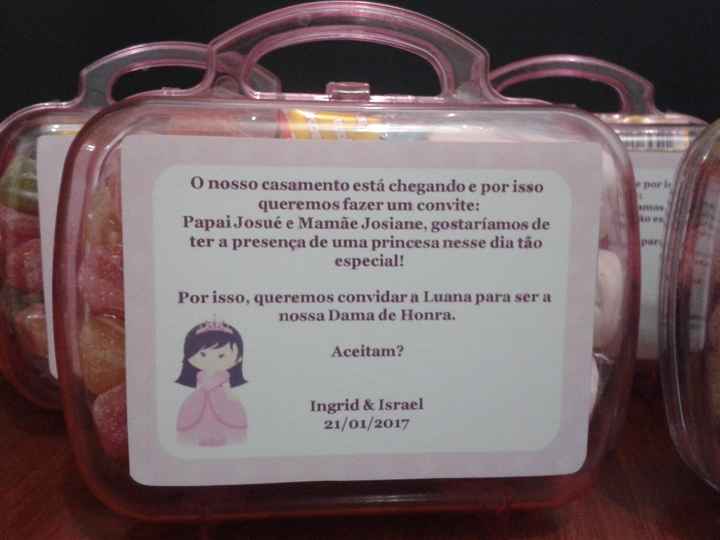 Convite Damas e Pajem
