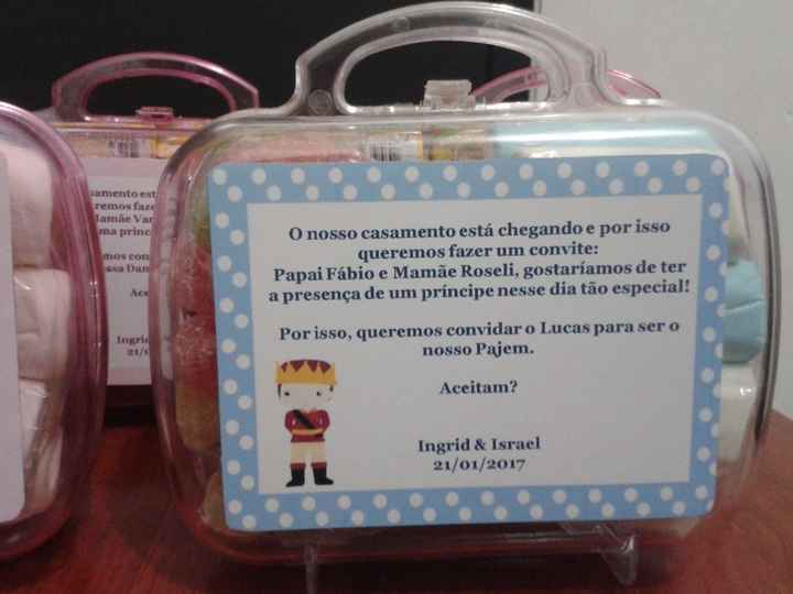 Convite Damas e Pajem
