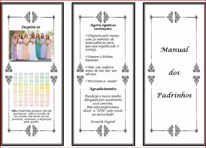 Manual dos padrinhos 