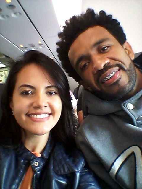 No avião