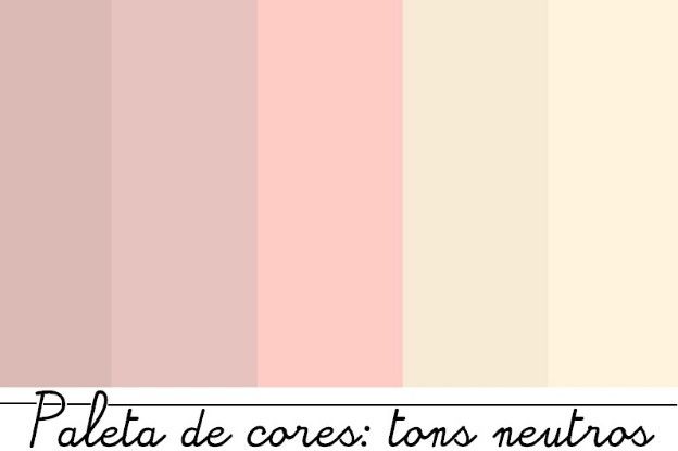Paleta tons neutros