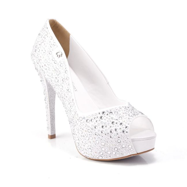 Peep Toe de cristais