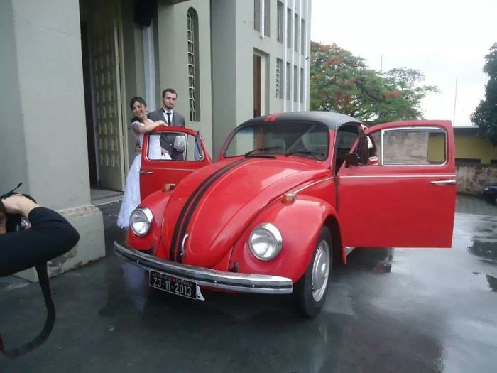O carro da noiva :P