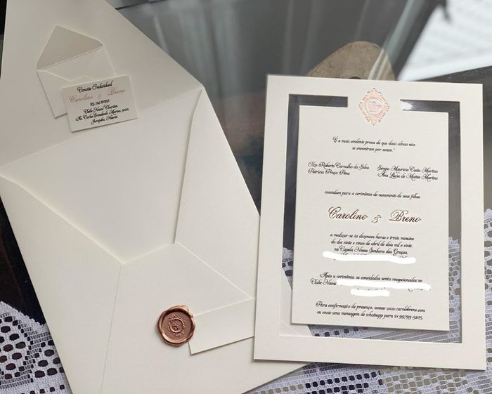 Convite de Casamento dos meus sonhos - 1