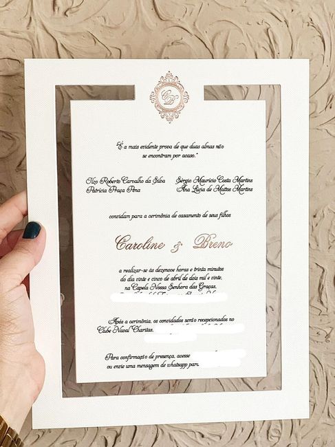 Convite de Casamento dos meus sonhos - 2