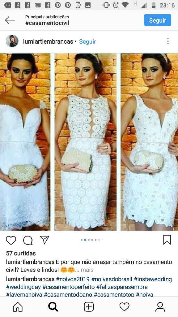 Vestido casamento civil - 1