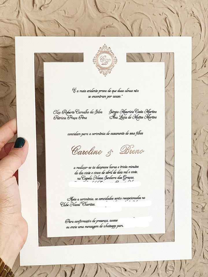 Convite de Casamento dos meus sonhos 2