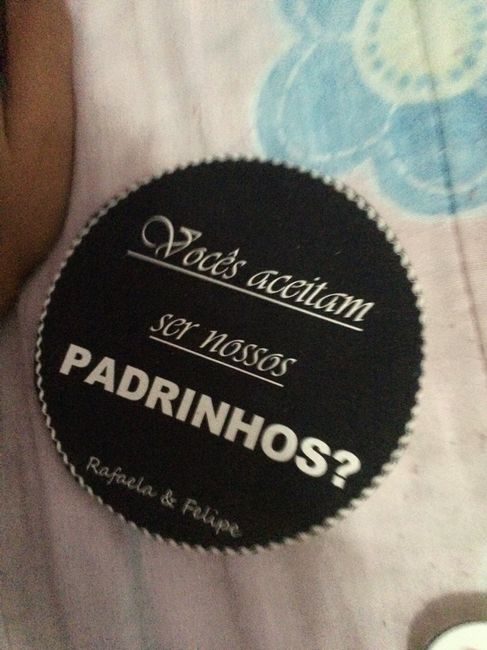 Convite dos padrinhos! vem ver ? - 2