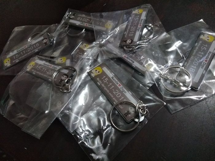 Chaveiro (placa) de lembrancinha 3