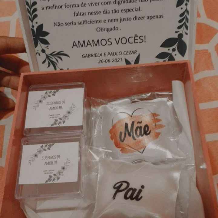 Convite Pais e Padrinhos. - 1