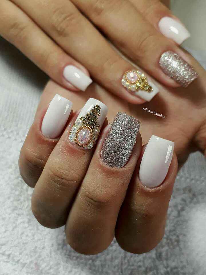 #noivamusa - dicas de unhas com pedrarias. - 1