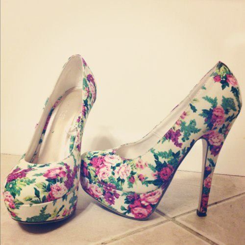 Sapato florido