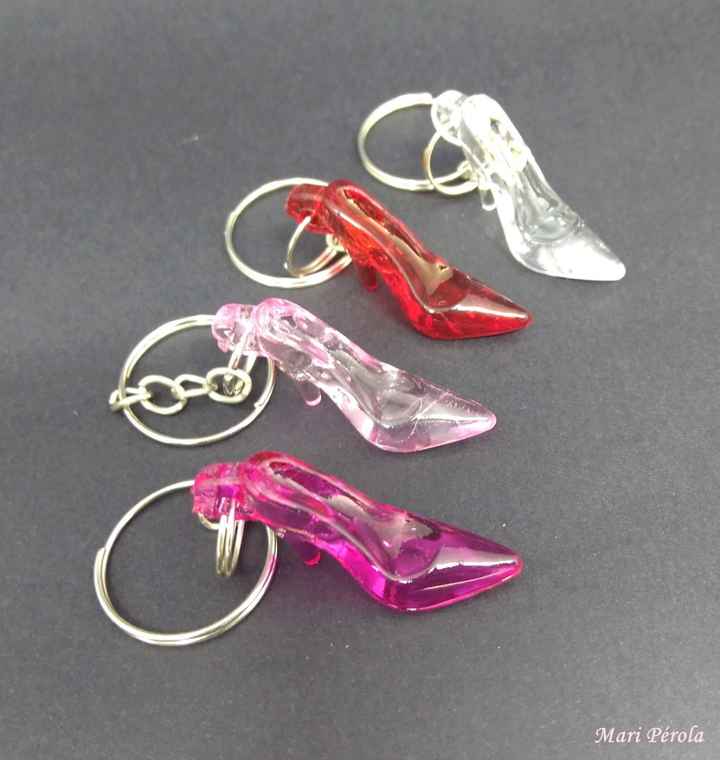 Sapatinhos com chaveiro
