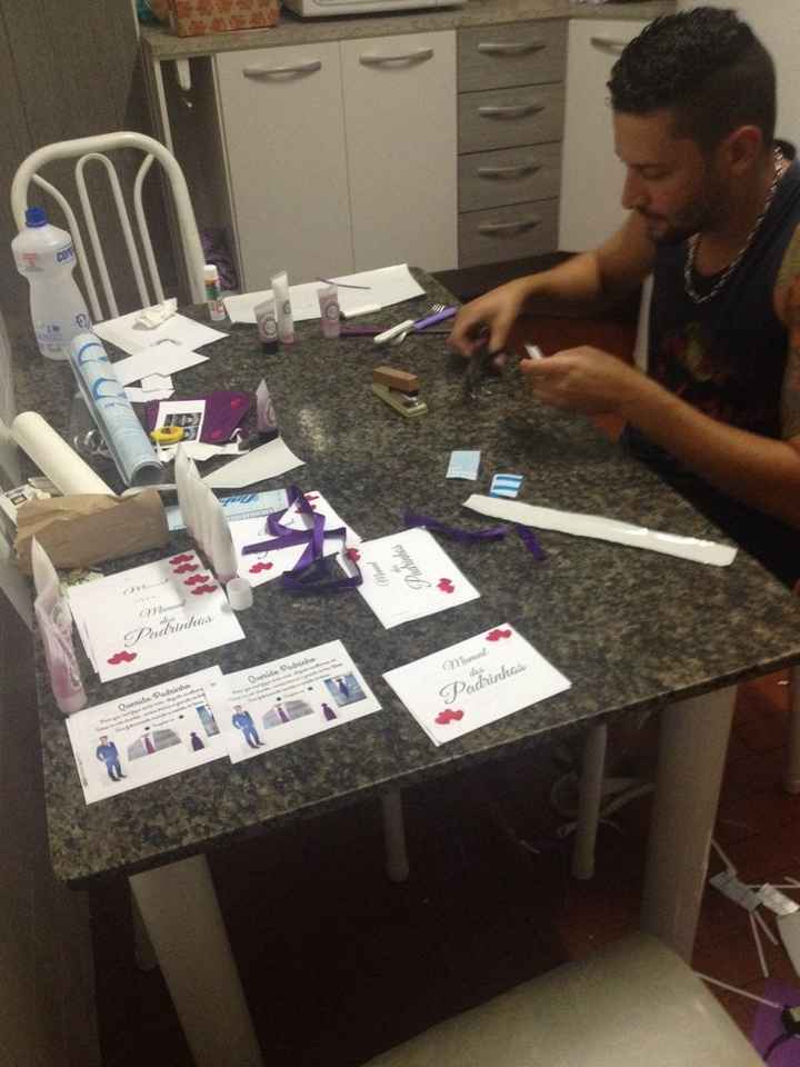 Convites dos padrinhos pronto ... vem ver - 1