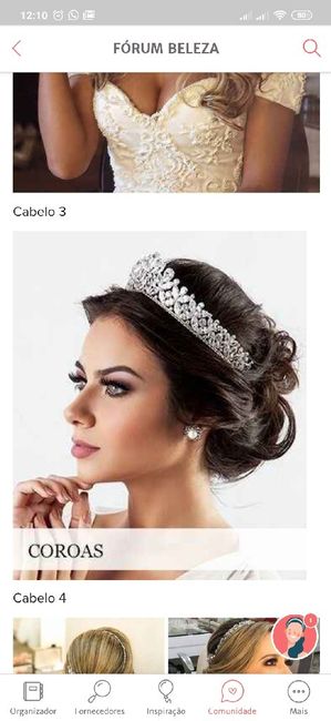 Penteado da noiva 1