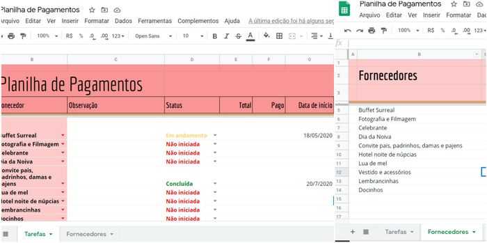 Planilha de Pagamentos com o Google Drive 4