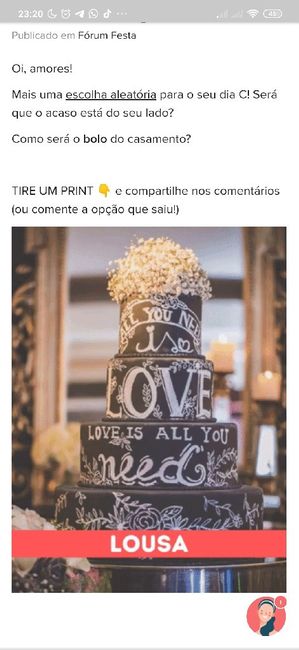 TIRE UM PRINT para decidir o bolo 5