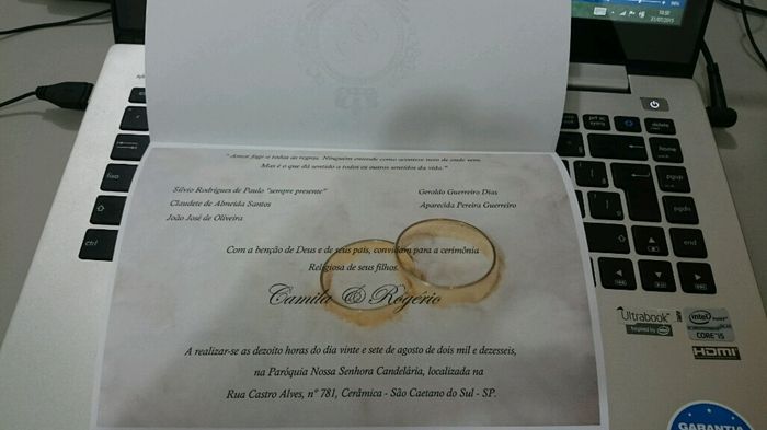 Meu convite - 1