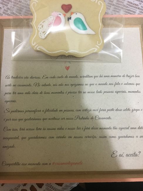 Convite dos padrinhos 1